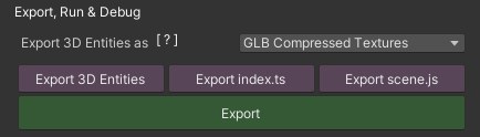 Export UI